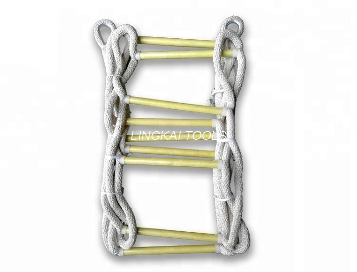 نرم تعمیراتی سیفٹی ٹولز، فائر ایمرجنسی سے بچنے کے لیے چڑھنے والی رسی کی سیڑھی