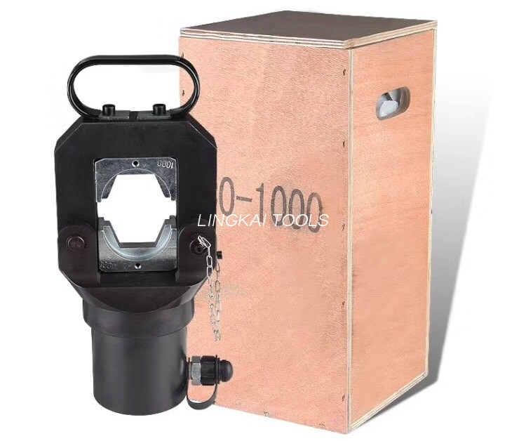 CO-1000 ہائیڈرولک کمپریسر ٹاور سیفٹی کا سامان 55T ہیکساگون کرمپنگ رینج 400-1000mm2