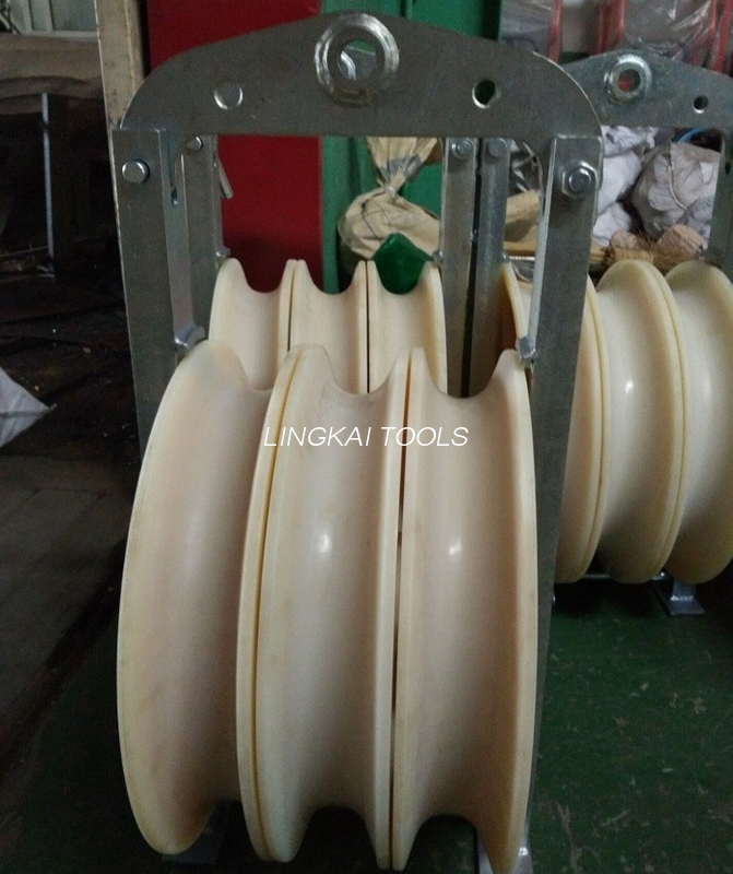 Dia 660mm کنڈکٹر سٹرنگنگ بلاکس/اوور ہیڈ پاور لائنوں کے لیے سٹرنگنگ کا سامان