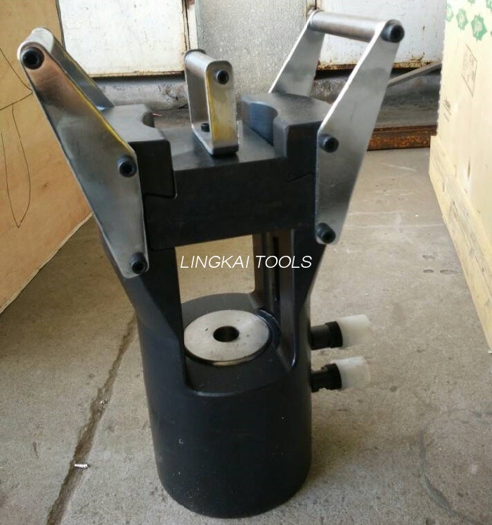 1250KN وائر رسی ہائیڈرولک کمپریسر 24mm اسٹروک 14-76mm ٹرمینلز کو کرمپ کرنے کے لیے