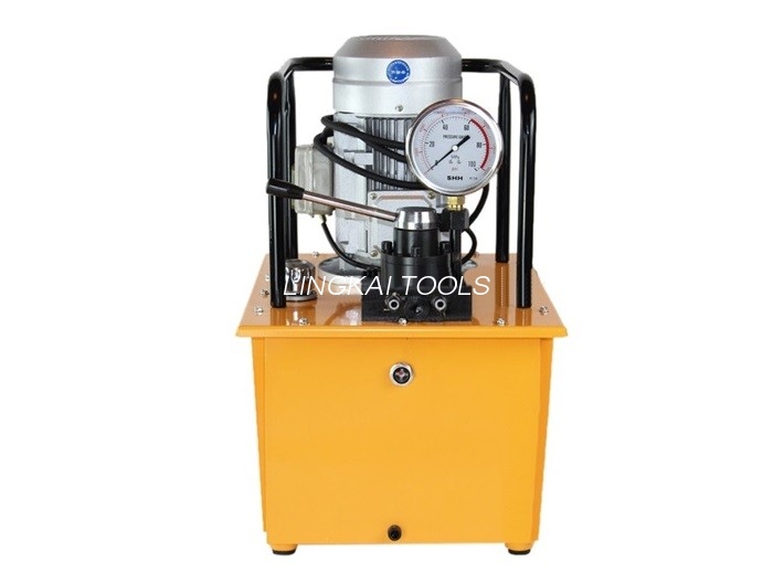 2.5L/Min ہائی پریشر کرمپنگ ٹول/70Mpa 0.75KW الیکٹرک سے چلنے والا ہائیڈرولک پمپ