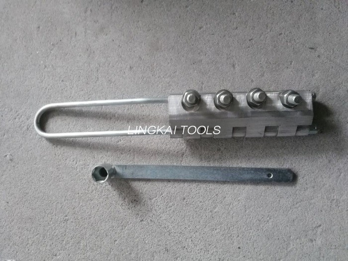 25KN خودکار آپٹیکل فائبر کیبل ٹولز OPGW Come Along Clamps Bolt Type