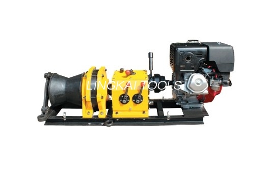 تیز رفتار شافٹ ڈرائیو ٹرانسمیشن کیبل ونچ پلر پٹرول ہونڈا GX390 13HP انجن کے ساتھ
