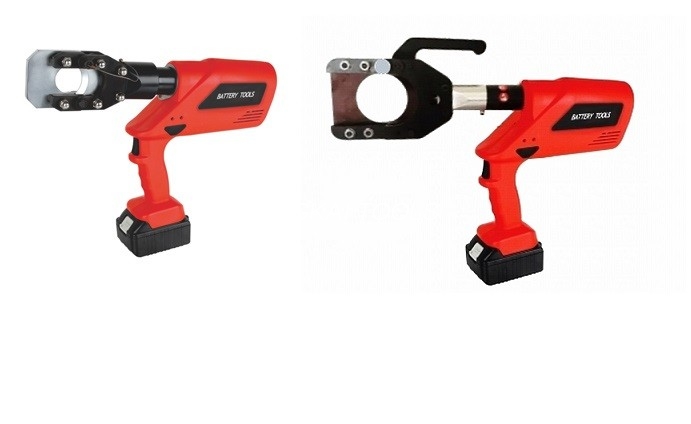 EC-40 ہائیڈرولک ہینڈ ریچیٹ کیبل کٹر 60kn Crimping Force 40mm سٹروک